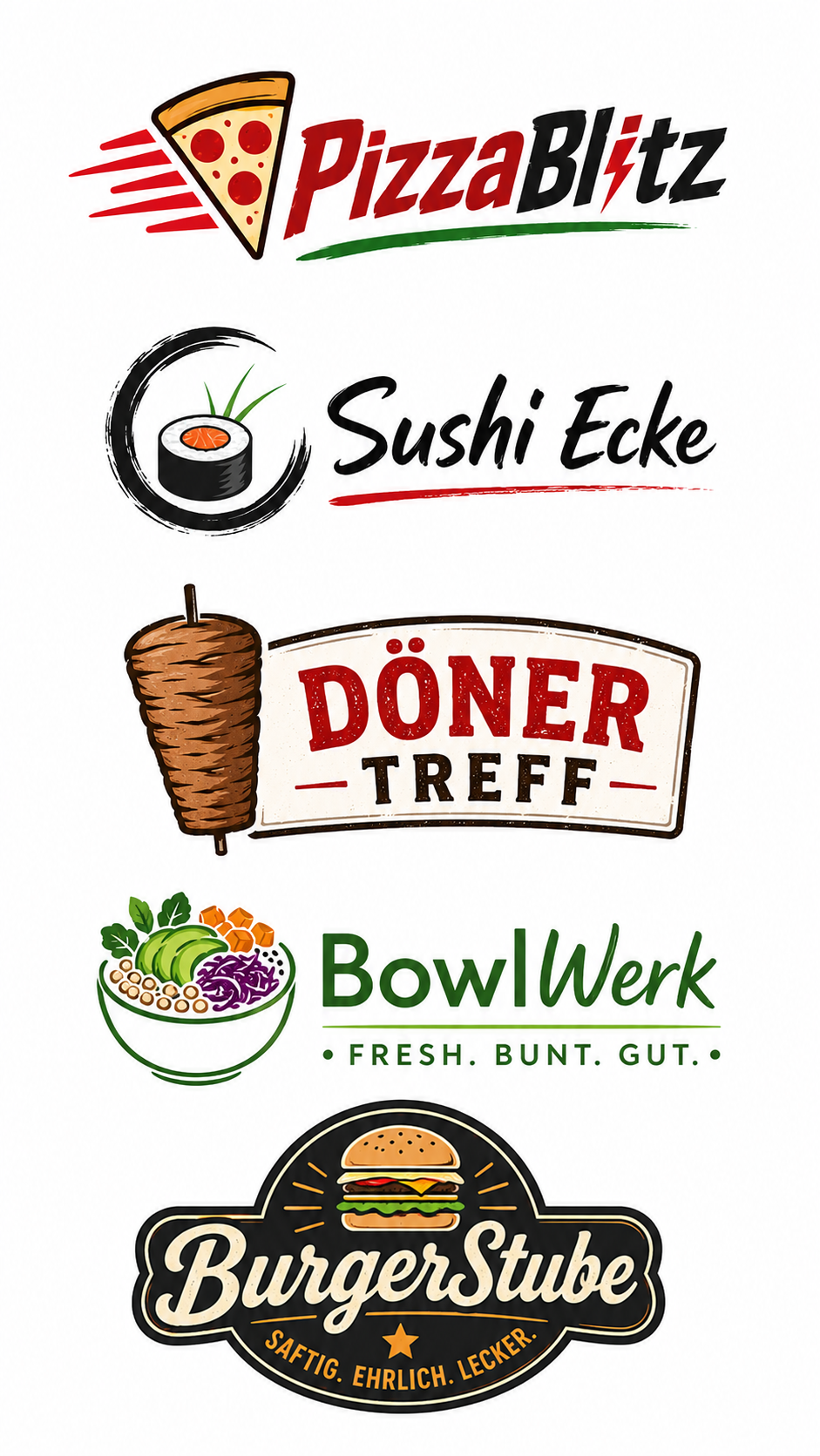 LieferChat-Partner in Minden: PizzaBlitz, Sushi Ecke, Döner Treff, BowlWerk, BurgerStube